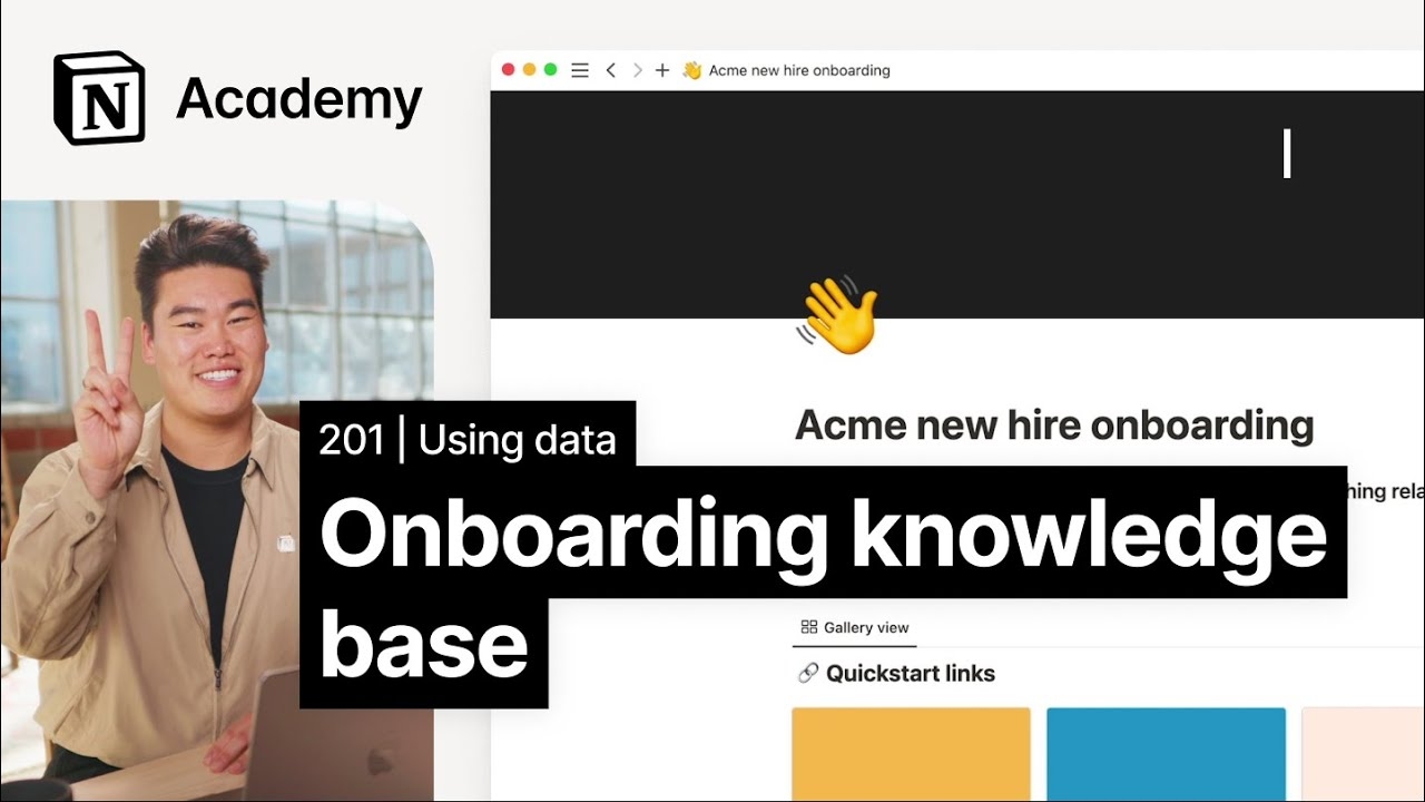 Onboarding knowledge base