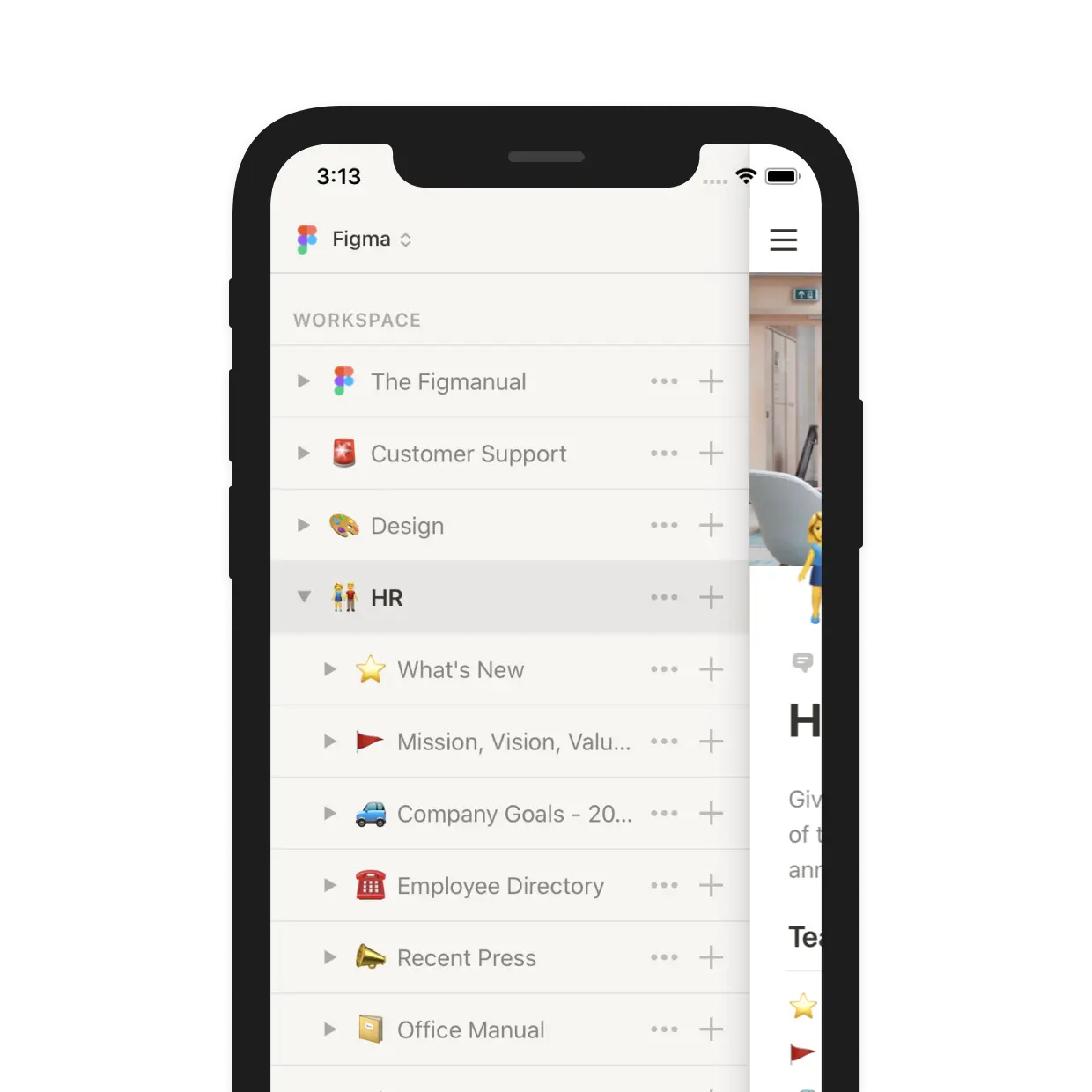 Figma Mobile Sidebar