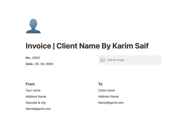 Invoice Dashboard by Notion and Figma