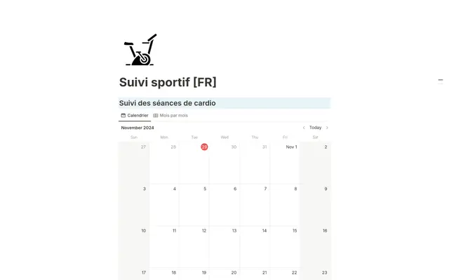 Suivi sportif