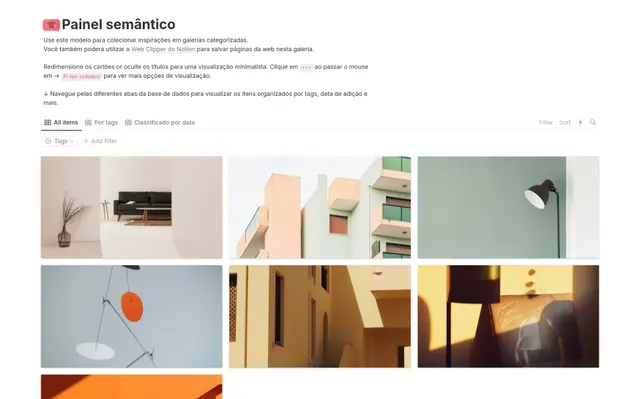 Painel semântico marketing