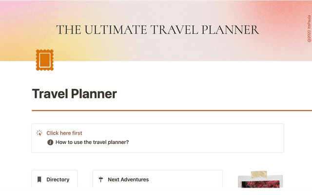 Ultimate Travel Planner
